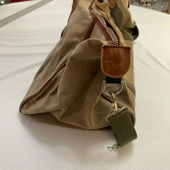 L.L. Bean Vintage Distressed Monogramed Duffle Bag - Picture 7 of 14